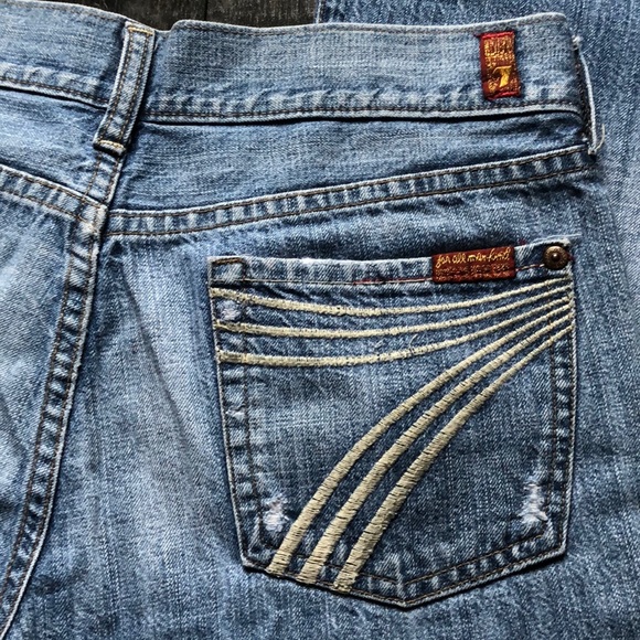 7 For All Mankind Denim - 7 For All Mankind Dojo Jeans Flare 28x31
